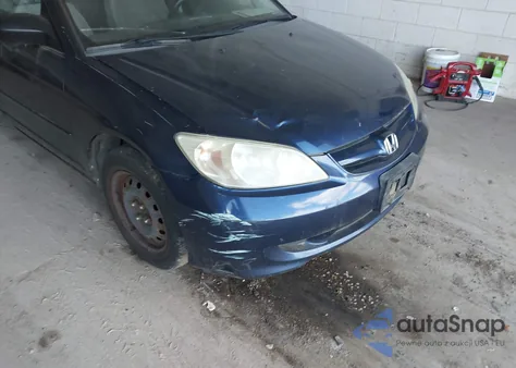 2005 Honda Civic Lx z USA, uszkodzony, nr VIN JHMES16505S005377